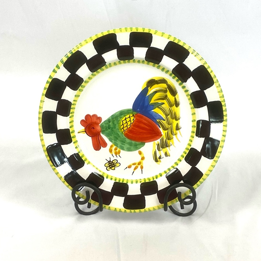 Present Tense Home Artistry Proud Fools Anne Hathaway French hem plate 9.5” 545